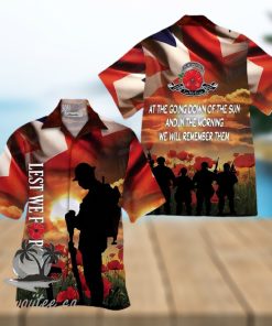 Uk Veteran Colorful Unique Design Unisex Hawaiian Shirt