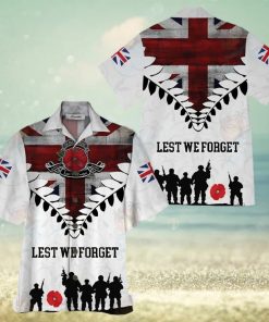 Uk Veteran White Amazing Design Unisex Hawaiian Shirt