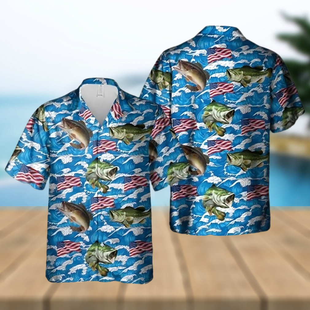 Usa Largemouth Bass Fishing Hawaiian Shirt - Limotees