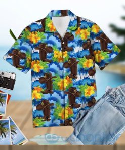 Vintage Cowboy Hibiscus Tropical Hawaiian Shirt