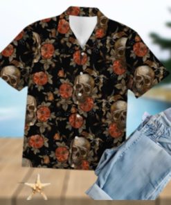 Vintage Skull Aloha Hawaiian Shirt