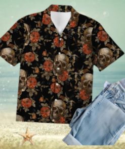 Vintage Skull Aloha Hawaiian Shirt