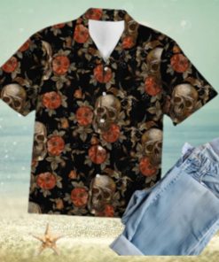 Vintage Skull Hawaiian Shirt