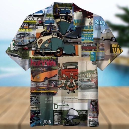 Volkswagen van pattern 3D All Print Hawaiian Shirt