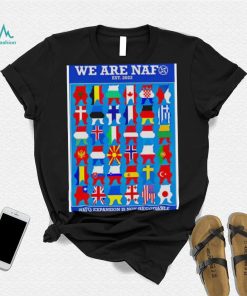 We are naf nafo expansion is non negotiable flag shirt