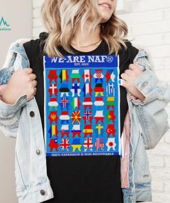 We are naf nafo expansion is non negotiable flag shirt