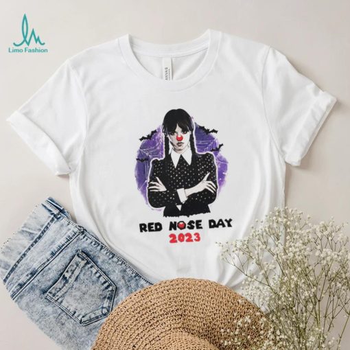 Wednesday Adams Red nose day 2023 shirt