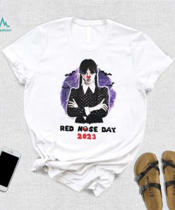 Wednesday Adams Red nose day 2023 shirt