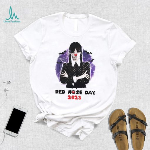 Wednesday Adams Red nose day 2023 shirt