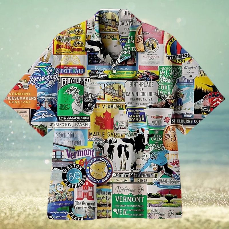 Welcome to Vermont 3D All Over Print Hawaiian Shirt