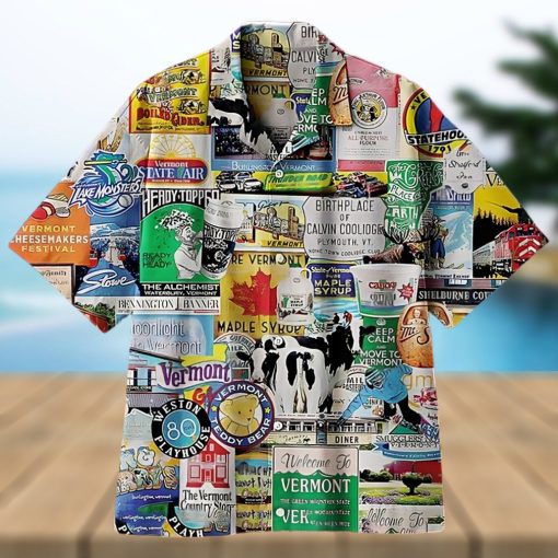 Welcome to Vermont 3D All Over Print Hawaiian Shirt