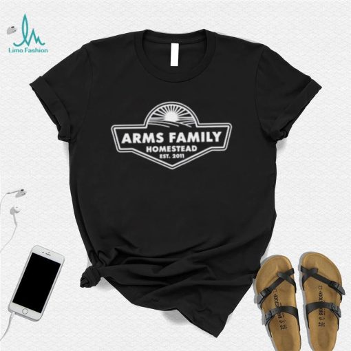 White Arms Family Merch Arms Family Homestead Logo T Shirt