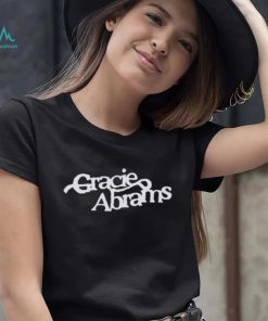 White Text Logo Gracie Abrams shirt