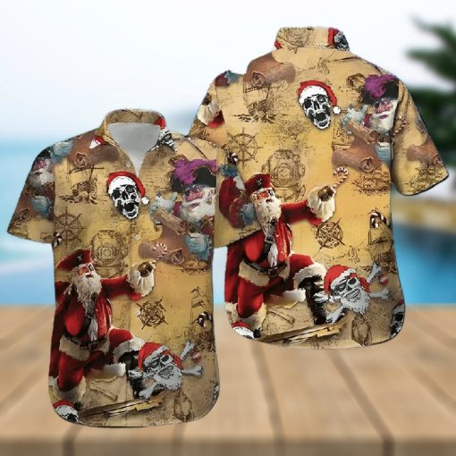 Who Loves Pirate Story On Christmas Time Hawaiian Shirt For Summer