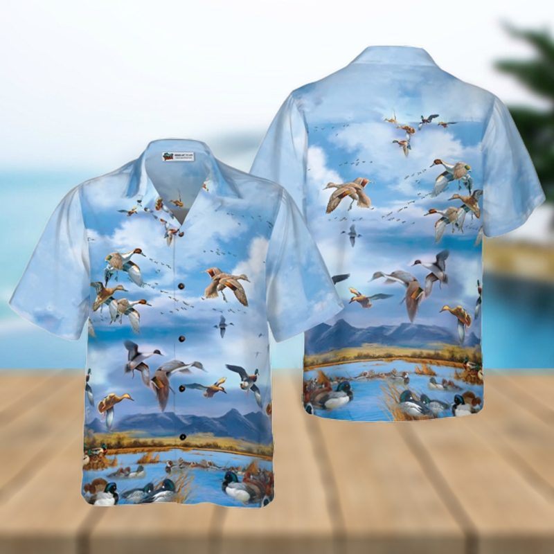 Wild Ducks Keep Your Freedom Hawaiian Shirt