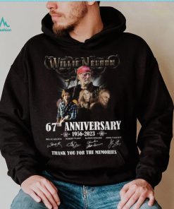 Willie Nelson 67th Anniversary 1956 – 2023 Thank You For The Memories Shirt