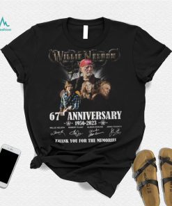 Willie Nelson 67th Anniversary 1956 – 2023 Thank You For The Memories Shirt