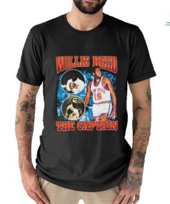 Willis Reed The Captain Basketball Legend Nba Shirt