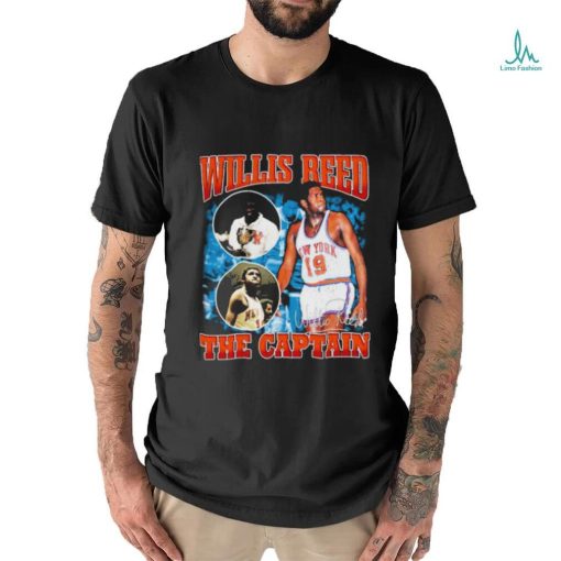 Willis Reed The Captain Basketball Legend Nba Shirt