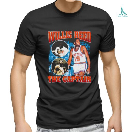 Willis Reed The Captain Basketball Legend Nba Shirt