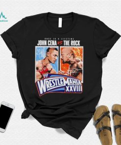 WrestleMania 28 John Cena vs. The Rock Match shirt