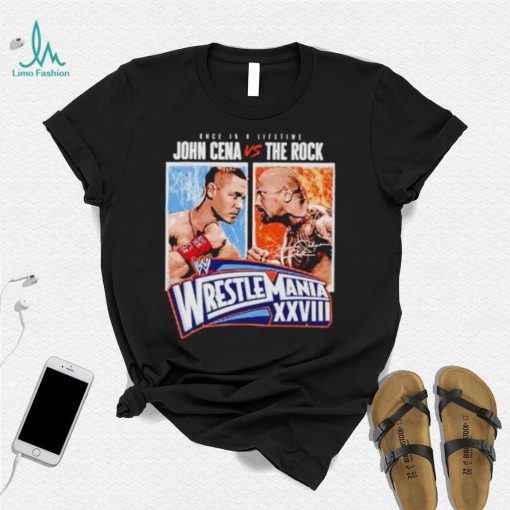 WrestleMania 28 John Cena vs. The Rock Match shirt