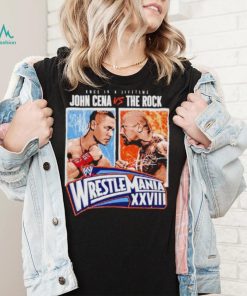 WrestleMania 28 John Cena vs. The Rock Match shirt