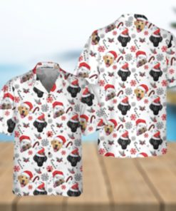 Wt HawXmas Labrador Retriever Hawaiian Shirt