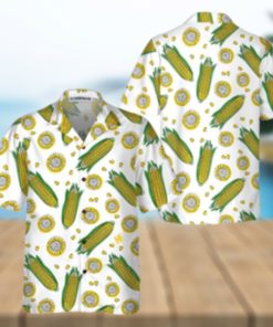Yellow Corncobs Corn Hawaiian Shirt