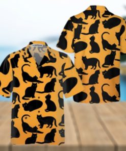 Yoga Cat Hawaiian Shirt