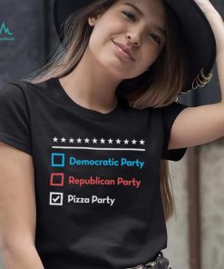 democratic party republican party pizza party shirt Vices shirt den