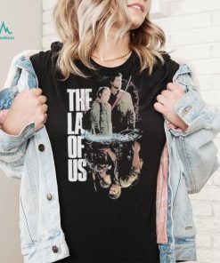 ellie and joel the last of us 2 wallpaper signatures shirt