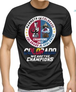official mammoth colorado colorado avalanche champions 2022 colorado we are the champions shirt shir