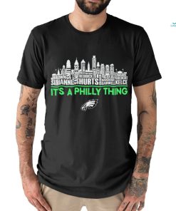 official philadelphia eagles team name skyline its a philly thing 2023 shirt Shirt