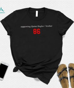 supporting quinn hughes brother 86 shirt sweater den