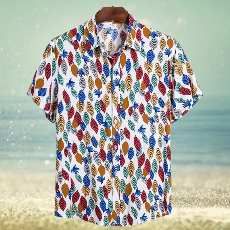 surfing white amazing design unisex hawaiian shirt