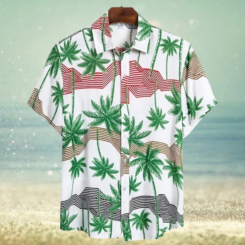 surfing white high quality unisex hawaiian shirtt