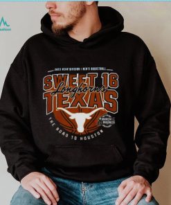 ⁄ Texas Longhorns Sweet 16 2023 NCAA Division I men’s Basketball Kansas City D I M shirt