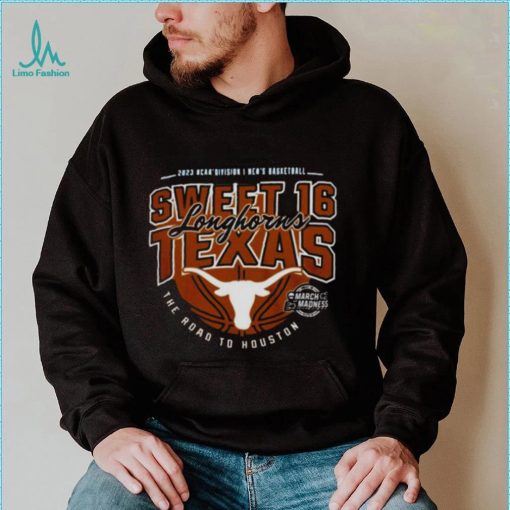 ⁄ Texas Longhorns Sweet 16 2023 NCAA Division I men’s Basketball Kansas City D I M shirt