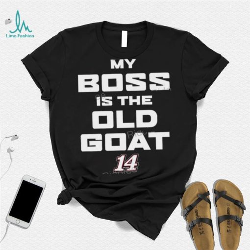 14 Chase Briscoe My Boss Is The Old Goat Tee shrt