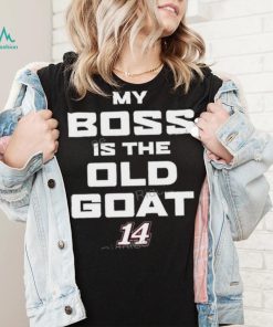 14 Chase Briscoe My Boss Is The Old Goat Tee shrt