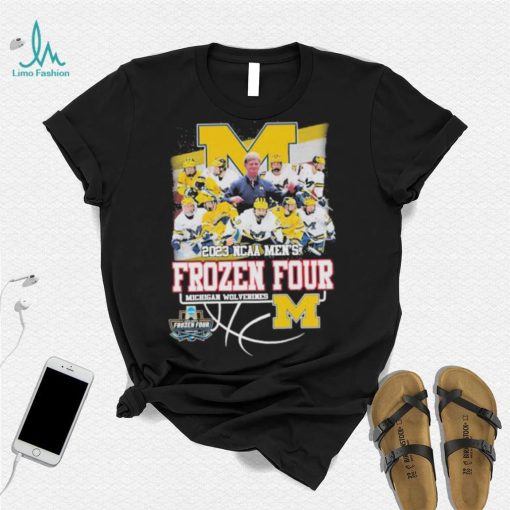 2023 NCAA Men’s Frozen Four Michigan Wolverines team shirt