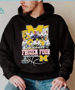 2023 NCAA Men’s Frozen Four Michigan Wolverines team shirt