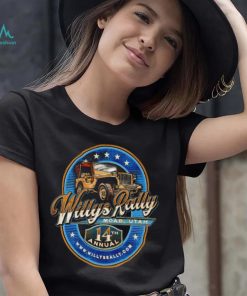 2023 Willys Rally Moab Utah 14th Annual logo shirt