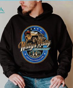 2023 Willys Rally Moab Utah 14th Annual logo shirt