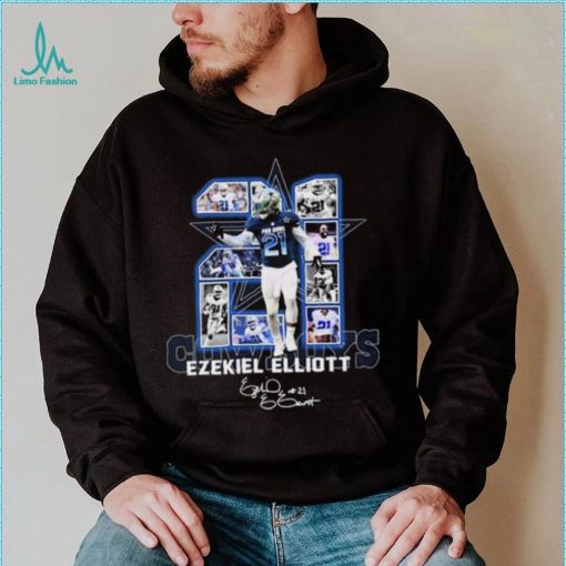 21 Ezekiel Elliott Cowboys Signature Shirt