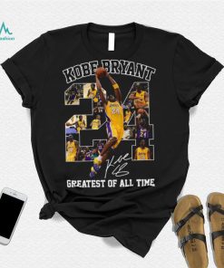 24 NBA Kobe Bryant Lakers Greatest Of All Time Los Angeles Lakers Signature 2023 T shirt