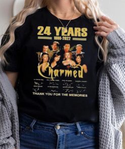 24 years 1998 2022 Charmel thank you for the memories signatures shirt