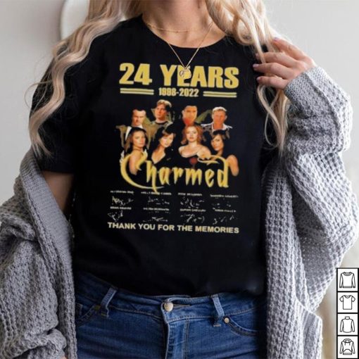 24 years 1998 2022 Charmel thank you for the memories signatures shirt