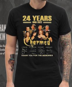 24 years 1998 2022 Charmel thank you for the memories signatures shirt